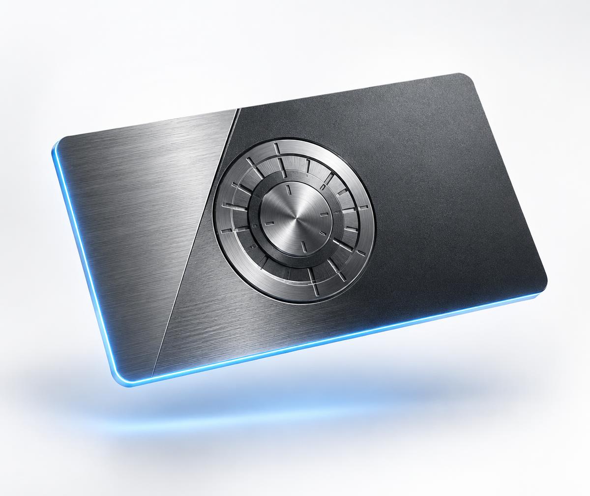 Vault Pass metallic access credential